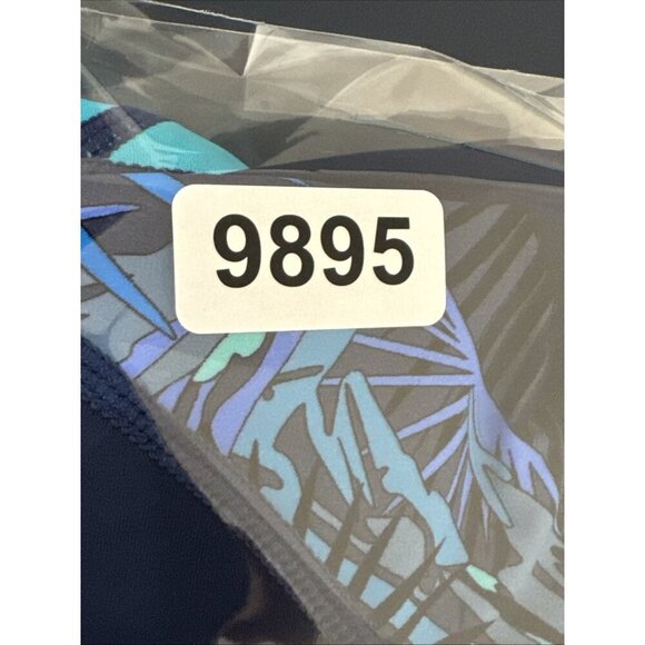 Sbart Women's XL Swim Rashguard One-Piece Shorty LS Blue EUC - Picture 9 of 11